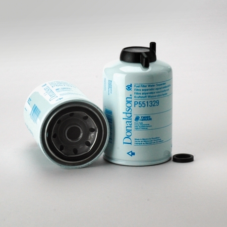 DONALDSON Fuel Filter, Water Separator Spin-On Twist&Drain, P551329 P551329